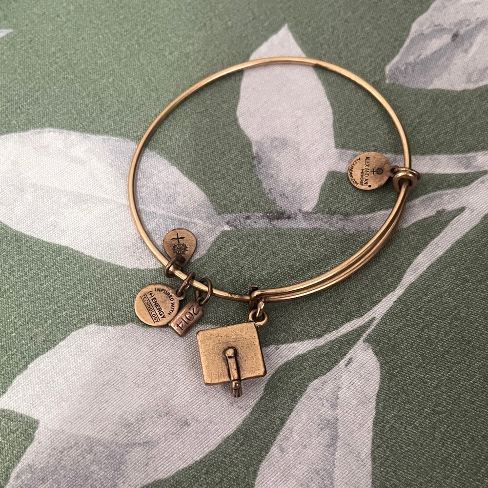 Alex and Ani Gold Charm Bracelet